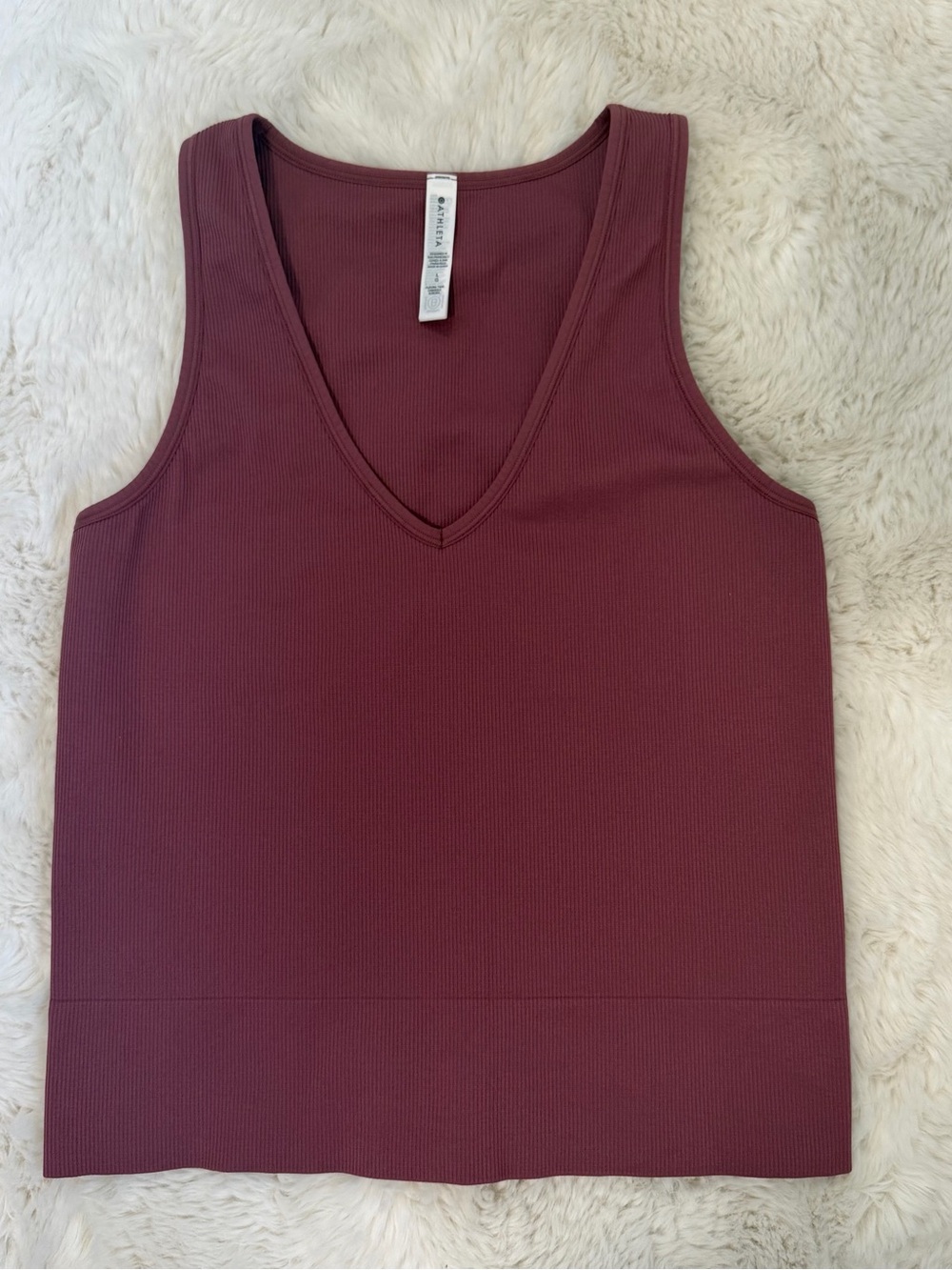 Athleta Aurora Ripped V-Neck Tank Top